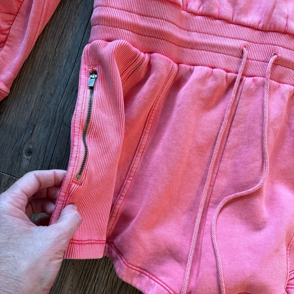 NWT Free People Movement Intercept Romper Tulip Pink Size XL - Picture 7 of 8